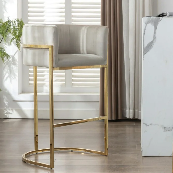 BANQUETA SCARLET SHOCK BAR BEIGE - Butacas, banquetas y puffs, Uruguay | Viasono
