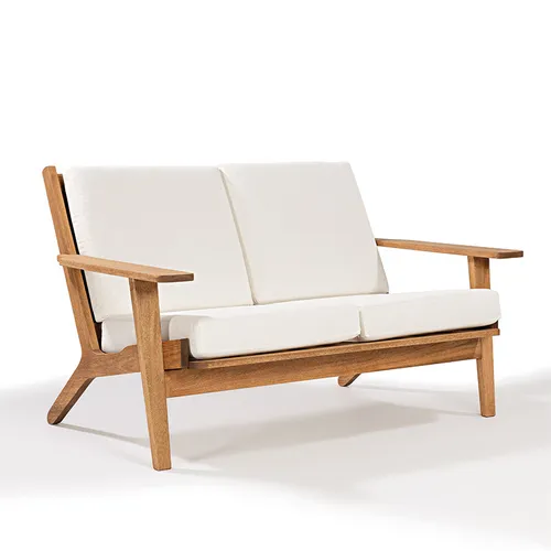 SOFA LOTUS 2 LUGARES ACQUABLOCK CRUDO 144x87x86CM JATOBA - Muebles para el exterior, Uruguay | Vinibel