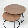 Mesa Centro Set 2 Mesas Mila - Estampado 1 en Multicolor - Sillones y sofás, Uruguay | Indian, vista 1 de 4