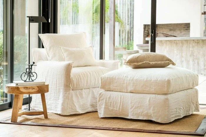 SILLON ALMA LINO BLANCO - 1 CUERPO en Blanco - Sillones y sofás, Uruguay | La Iberica, vista 17