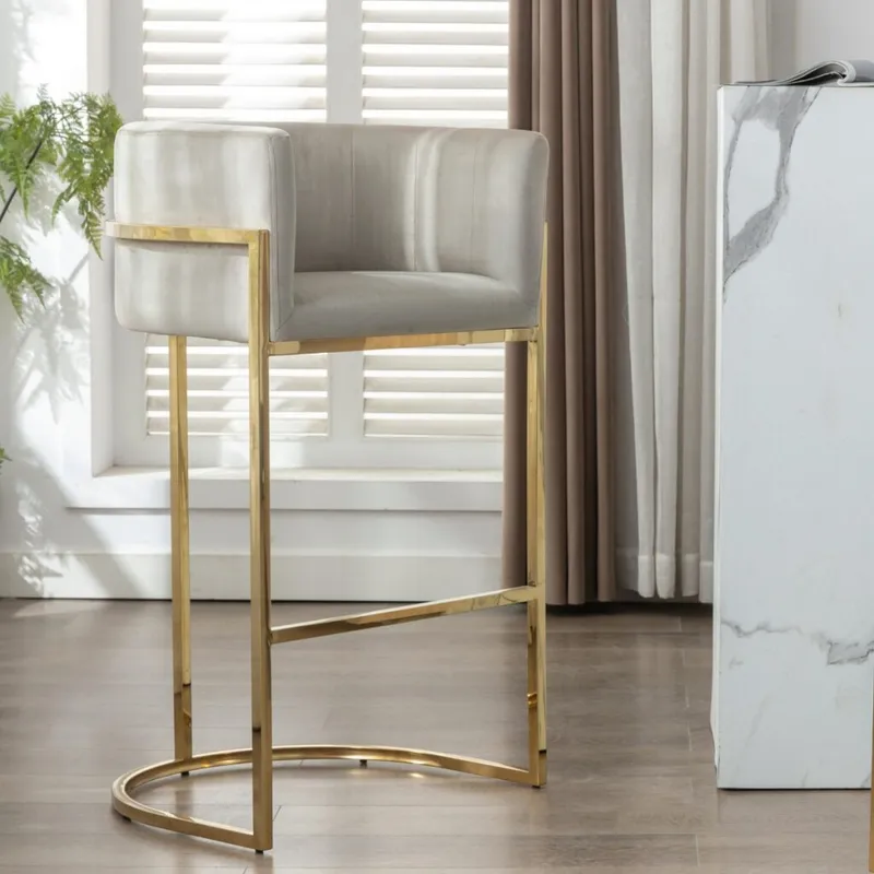 BANQUETA SCARLET SHOCK BAR BEIGE - Butacas, banquetas y puffs, Uruguay | Viasono
