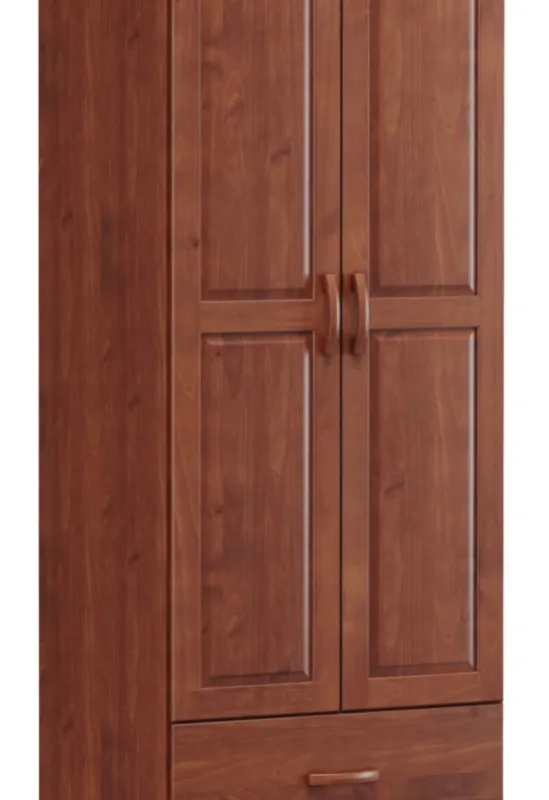 ROPERO BRONZE 2 PUERTAS 1 CAJON IMBUIA - 1175T - Roperos y placares, Uruguay | Rosas Hermanos