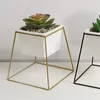 MACETA CERAMICA CUAD. 11x11x16CM BLANCO/DORADO en Blanco - Macetas, Uruguay | Koz, vista 4 de 4
