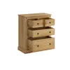 Comoda 4 cajones - Linea mexicana - Natural en Madera natural - Cómodas, Uruguay | Rústico Hogar, vista 3 de 3
