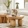 MESA MALLORCA - SUAR - DIAMETRO 70 CMS en Madera natural - Mesas de living, Uruguay | La Iberica, vista 13 de 16