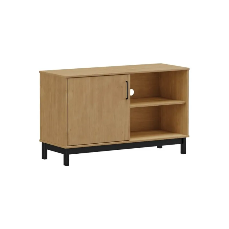 Rack 1 Puerta Con Estantes Madrid en Beige - Muebles para TV, Uruguay | Rústico Hogar
