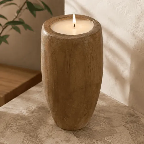 Vela en Madera L en Madera natural - Decoración, Uruguay | Camino a Casa