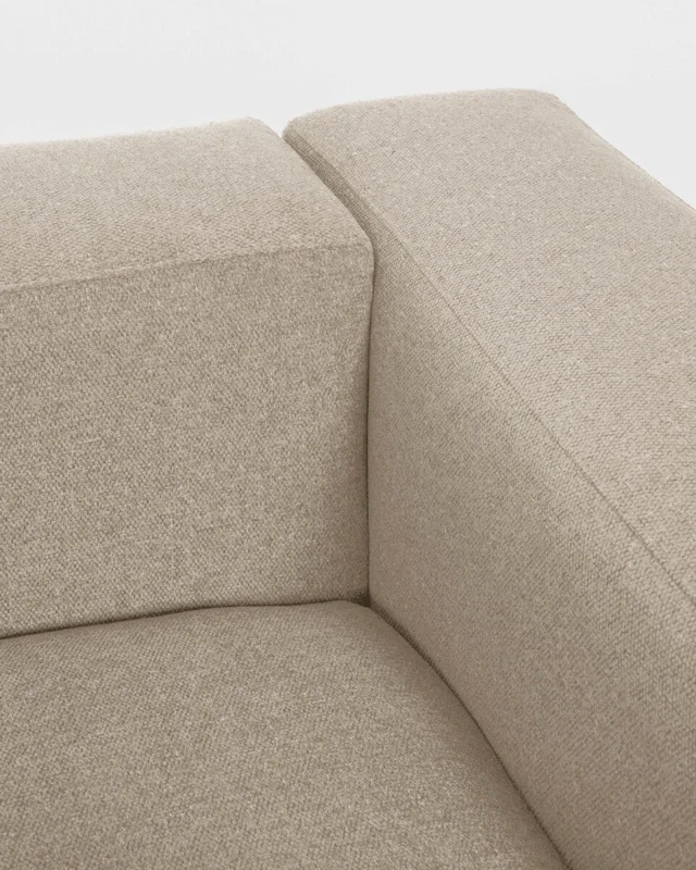 Sofá Blok 3 plazas - beige 240 cm en Beige - Sillones y sofás, Uruguay | Kavehome, vista 3
