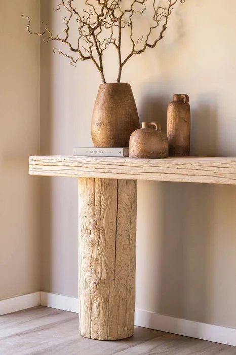 MESA DE ARRIMO /CONSOLA SILVESTRE - 1.50 MTS en Madera natural - Bibliotecas, Uruguay | La Iberica, vista 12