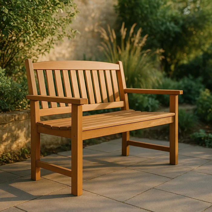 Banco Natural/beige Madera Meranti Lumpur en Madera natural - Muebles para el exterior, Uruguay | Divino