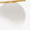 Lámpara de techo Brisia de metal con acabado latón cepillado y 4 bolas de cristal glaseado Ø15 cm en Dorado - Lámparas colgantes, Uruguay | Kavehome, vista 5 de 6