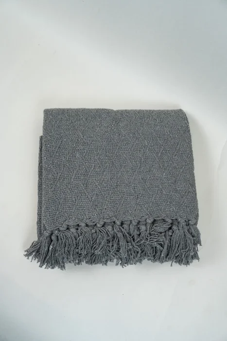 Manta Roma - Gris Melange en Gris - Textiles, Uruguay | Indian