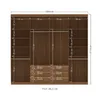 Ropero Placard 8 Puertas 6 Cajones Dormitorio Master Jatoba - Roperos y placares, Uruguay | Muebles Express, vista 4 de 5
