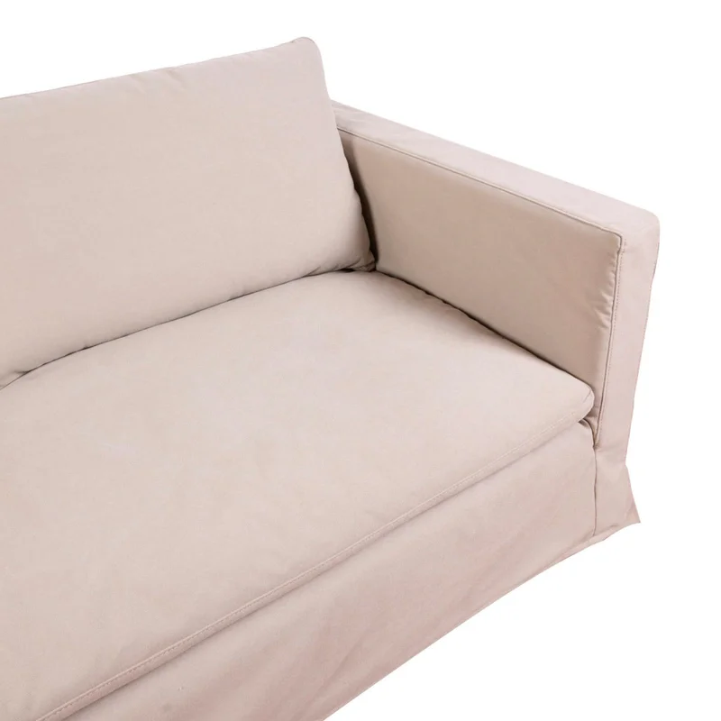 Sofá 3 Cuerpos Tela Natural-beige Nunu Beige en Beige - Sillones y sofás, Uruguay | Divino, vista 9