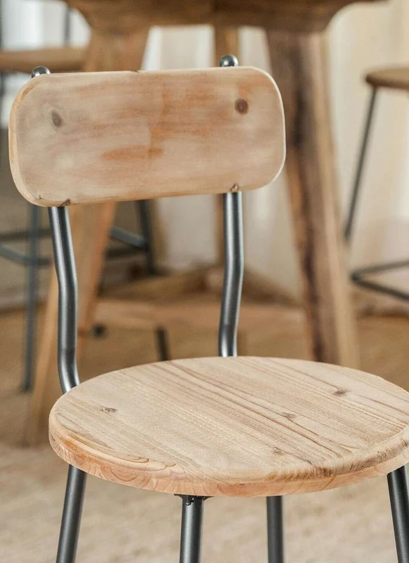 SILLA DE BAR JAZZ en Madera natural - Sillas, Uruguay | La Iberica, vista 7