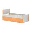 Cama 1 plaza - Madera Maciza con baúl - Flow Square en Multicolor - Dormitorio, Uruguay | Rústico Hogar, vista 1 de 5