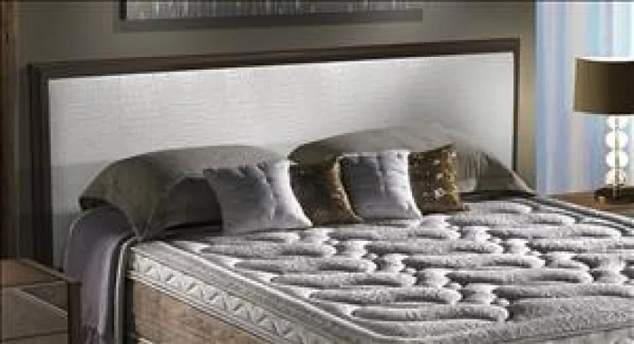 RESPALDO 2 PLAZAS (2.00 MTS) - MADERA LACA BLANCA - TAPIZADO CHOCOLATE en Multicolor - Respaldos de cama, Uruguay | Champagne Home, vista 2