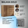 Comoda Cajonera 2 Puertas 5 Cajones 100% Mdp Dormitorio Jatoba - Cómodas, Uruguay | Lais Muebles, vista 4 de 4