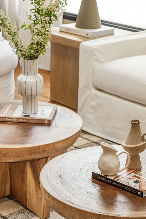 MESA MALLORCA - SUAR - DIAMETRO 70 CMS en Madera natural - Mesas de living, Uruguay | La Iberica, vista 15
