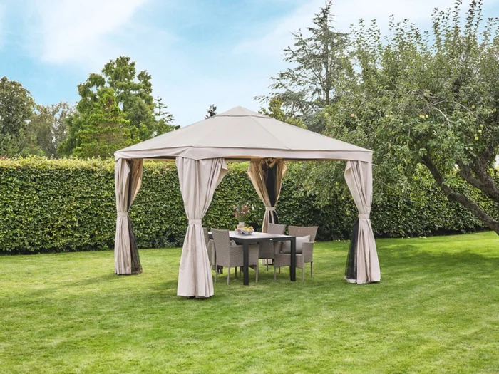 Gazebo NORDMARKA 3x3x2,78 m beige en Beige - Muebles para el exterior, Uruguay | JYSK, vista 2
