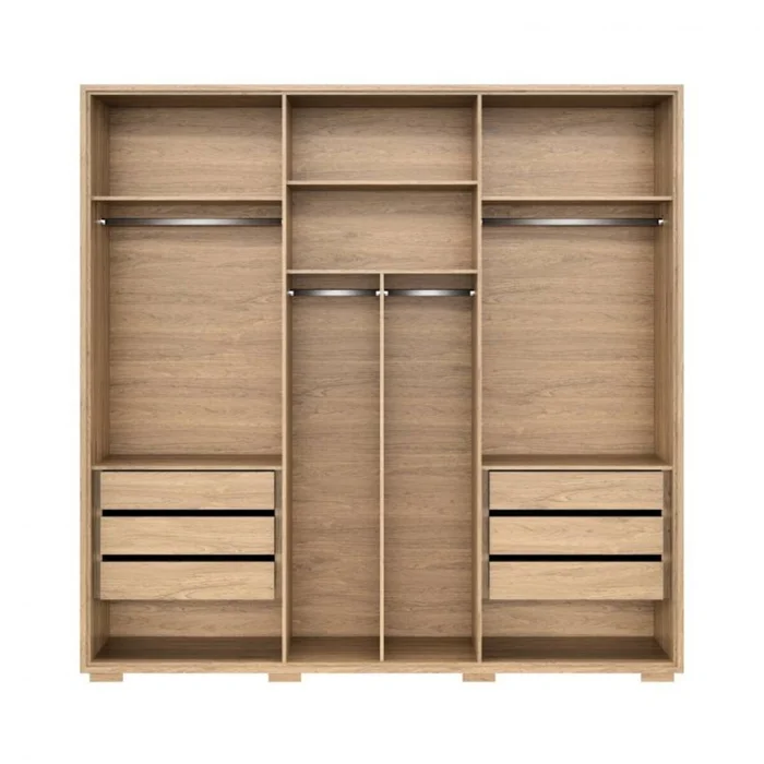 Ropero 6 puertas Reflecta 2.4 - Moderna - Hanover en Beige - Roperos y placares, Uruguay | Rústico Hogar, vista 3