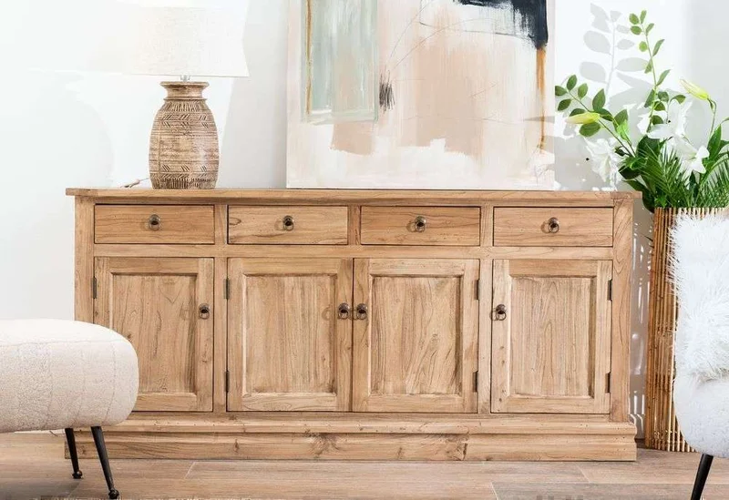 APARADOR OLMO - 1.80 MTS en Madera natural - Bibliotecas, Uruguay | La Iberica, vista 7
