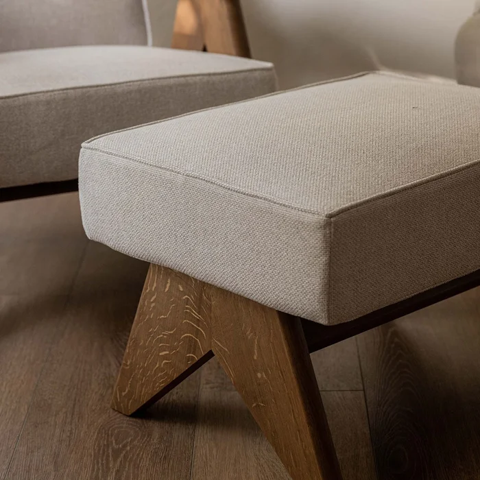 Banqueta Pierre beige en Beige - Sillones y sofás, Uruguay | De Arcos, vista 3