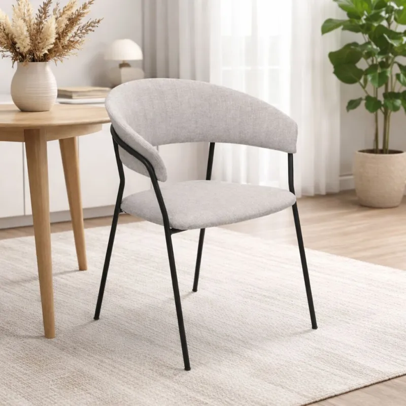 SILLA BELLE Gris en Gris - Sillas, Uruguay | Viasono