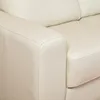 Sofa C/chaise Más De 4 Cuerpos Cuero-100-natural Natural-beige Texas Crudo en Blanco - Sillones y sofás, Uruguay | Divino, vista 4 de 7
