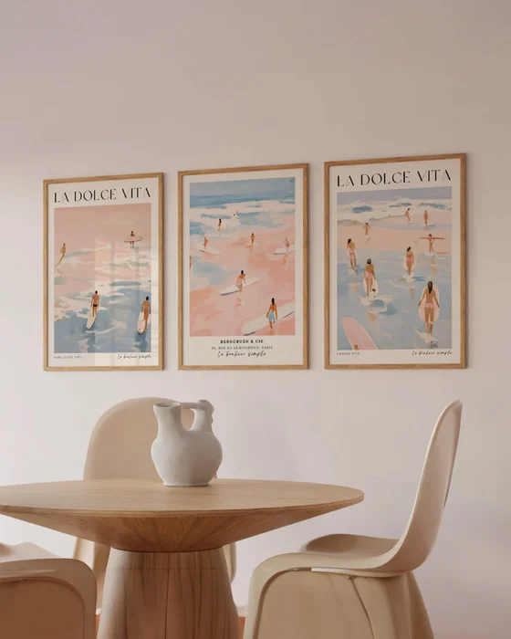 La Dolce Vita en Multicolor - Láminas, Uruguay | La Cuadrería