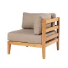 ESQUINA CANNES RIPADA ACQUABLOCK FENDI 74x74x66CM JATOBA - Muebles para el exterior, Uruguay | Vinibel, vista 5 de 6