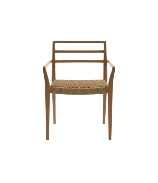 SILLA KUBO C/BRAZOS TEKA GREY  en Madera natural - Sillas, Uruguay | Masinfinito Casa