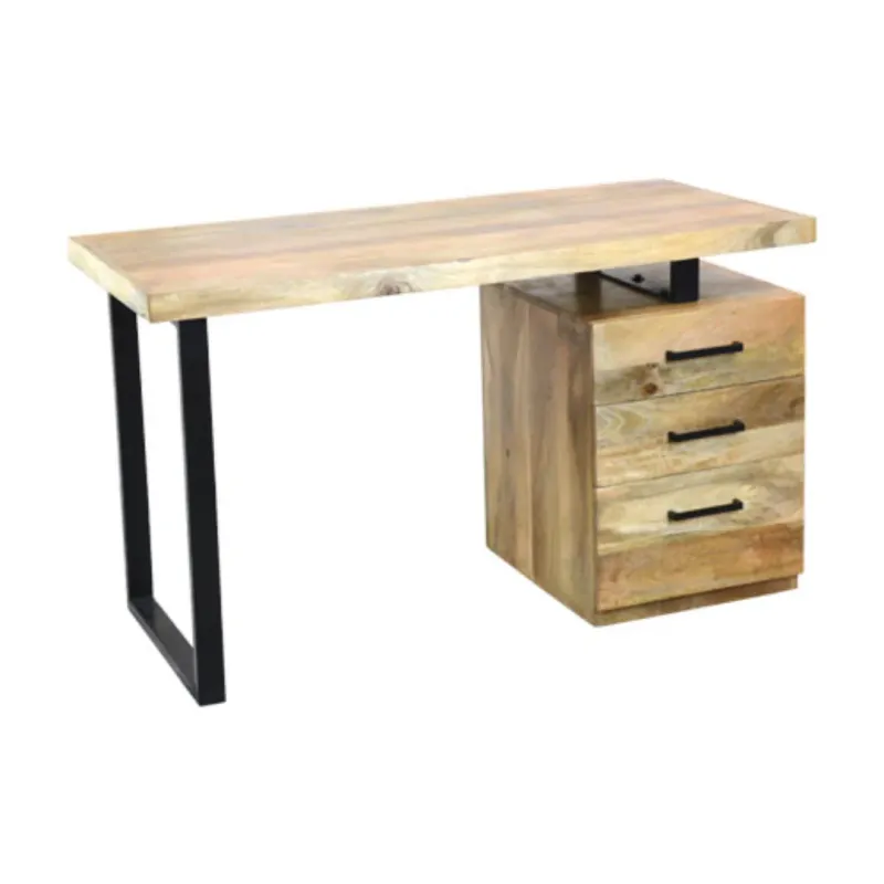 M119 Escritorio 130x60x76 en Madera natural - Escritorios, Uruguay | Victoriana
