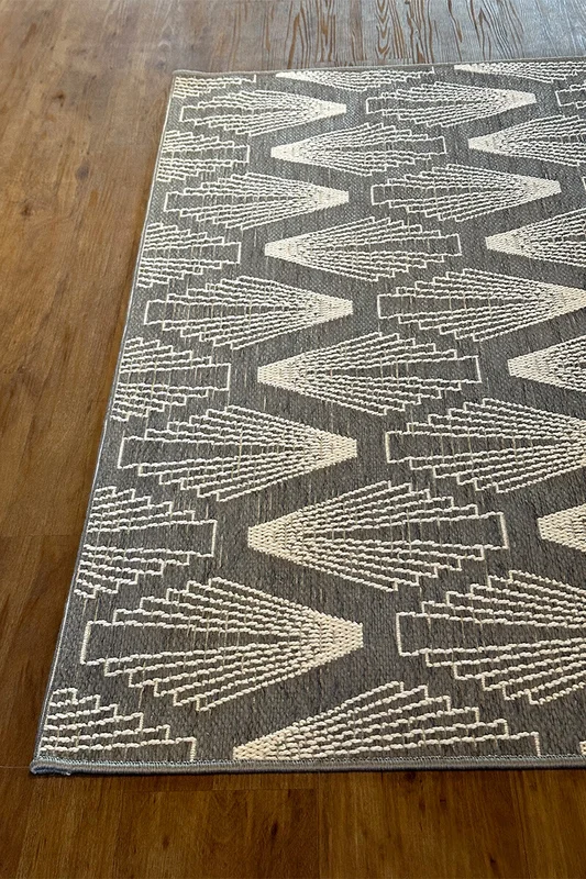 ALFOMBRA VELVET VLT/9388/H818/ 160X230 WOOL/DARK GREY en Gris - Alfombras, Uruguay | Vinibel, vista 3