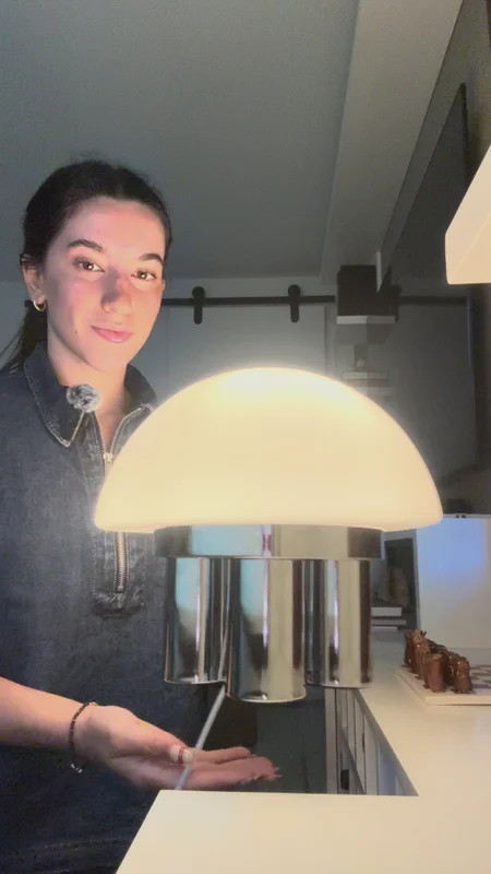 Lámpara Hongo en Plateado - Iluminación, Uruguay | CB Studio, vista 6
