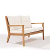 SOFA RIADE 2 LUGARES ACQUABLOCK CRUDO 117x75x81CM JATOBA - Muebles para el exterior, Uruguay | Vinibel, vista 1 de 10