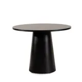 MESA COMEDOR CATARINA MADERA NEGRA DIAM100