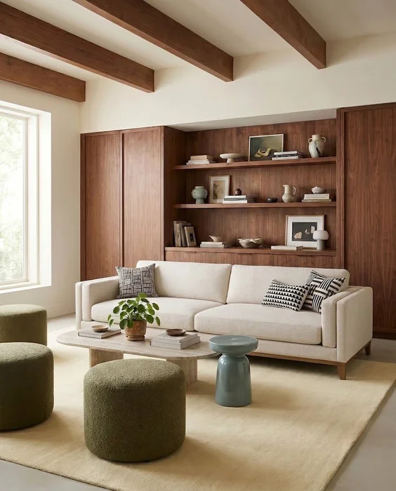 Sofá 3 Cuerpos Luxor Easy Clean - Crudo en Madera natural - Sillones y sofás, Uruguay | Berna Home, vista 2