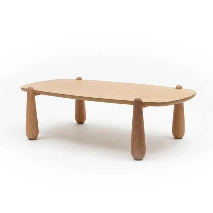 Mesa de Centro Livi - Carvalho en Beige - Mesas de living, Uruguay | Nyr