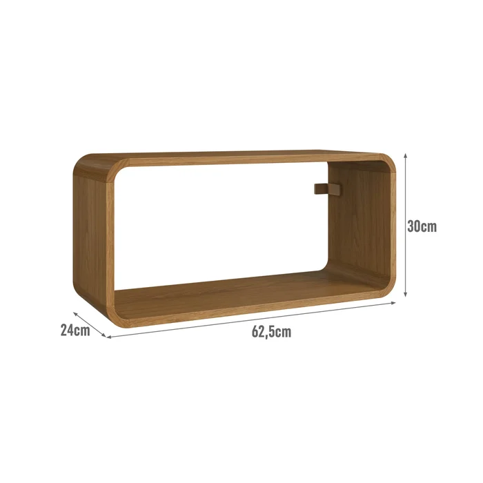 Cubo Raíz- Linea Curve – Roble - Aparadores y recibidores, Uruguay | RM Muebles y Deco, vista 2