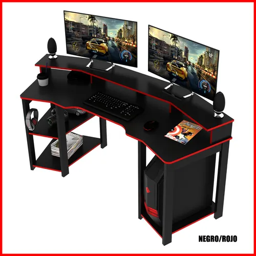 Escritorio Gamer envolvente – ME 4167 - Escritorios y sillas de escritorio, Uruguay | Punto Unión