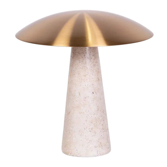 Ml251001/2/3 Metal Natural-beige Lámpara De Mesa en Beige - Iluminación, Uruguay | Divino