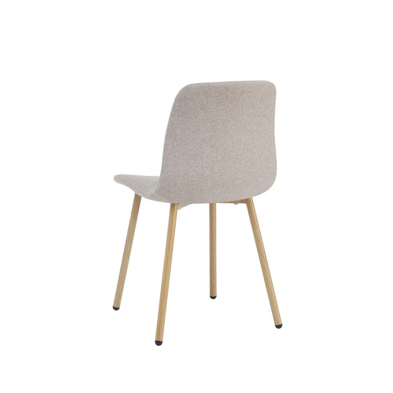 Silla De Comedor Metal-y-tela Marron Cleo en Beige - Sillas, Uruguay | Divino, vista 4