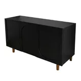 Aparador Buffet Arco 120 cm – Negro