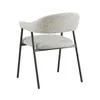 Silla De Comedor Metal-y-tela Gris Camelia en Gris - Sillas, Uruguay | Divino, vista 4 de 5