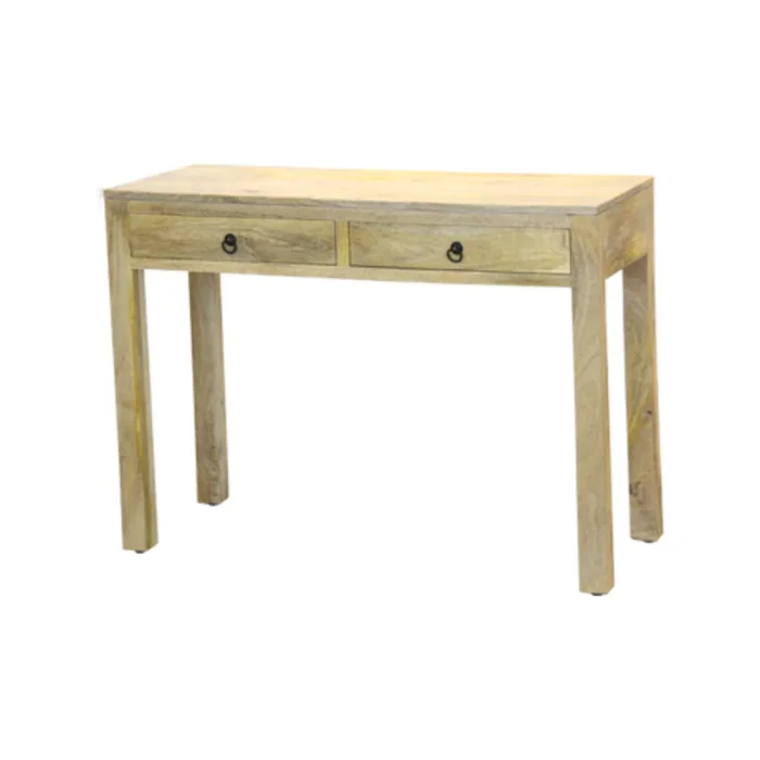 R111 Recibidor o Escritorio 110x42x80 en Madera natural - Aparadores y recibidores, Uruguay | Victoriana