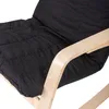 Silla Sillón Flex Tela-y-madera Negro Rocking en Negro - Sillones y sofás, Uruguay | Divino, vista 3 de 3