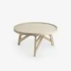 Mesa de centro Tenda madera maciza de mindi Ø 81 cm en Madera natural - Mesas de living, Uruguay | Kavehome, vista 1 de 6