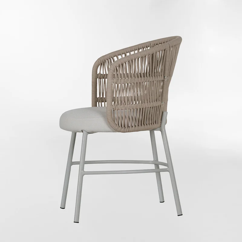 SILLA DE EXTERIOR AMALFI BLANCO en Beige - Sillas, Uruguay | Viasono, vista 3