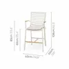 Silla de Bar - Portals - Blanco en Blanco - Muebles para el exterior, Uruguay | Rústico Hogar, vista 5 de 5